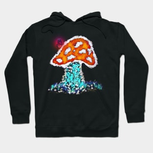 Mushroom and Butterfly Hoodie